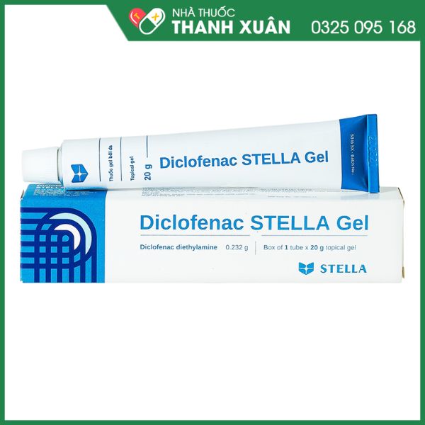 Diclofenac Stella Gel thuốc bôi giảm đau, giảm viêm